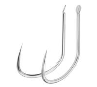 Anzuelos sin Muerte con vástago Acanalado, 30 Unidades de anzuelos Acero aleado for Carpa cabezona y Plateada, Lago, embalse(11#)