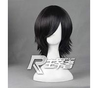 Ao no Blue Exorcist Okumura Rin negro corto pelo resistente al calor Okumura Rin Perucas Cosplay peluca KUZZ3919