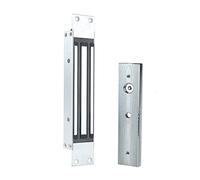 AOAMZ 180KG/350lbs Cerradura magnética eléctrica DC12V Instalación integrada Cerradura electromagnética impermeable NC Fail Safe para sistema de control de acceso Puerta de madera/metal/vidrio