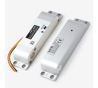 AOAMZ Cerradura eléctrica con retardo de tiempo, CC 12 V, con retardo de tiempo, cerradura eléctrica para sistema de control de acceso a puertas