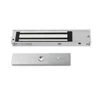 AOAMZ Cerradura magnética impermeable 280 kg 600lbs cerraduras electromagnéticas para sistema de control de acceso, controlador de host, cerraduras de acceso, modo NC, superficie cepillada