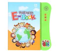 Aoaoy ABC - Libro de sonido, juguete educativo, prensa de dedos, inglés inteligente, libro de aprendizaje para mayores de 3 años (verde)