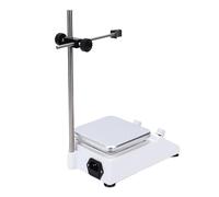 Aoaoy Agitador Magnético de 2000 Ml con Placa Calefactora, Agitación de 300-2600 R/min, Adecuado para Alimentos, Biofabricación, Investigación Científica (Enchufe europeo 100-240V)