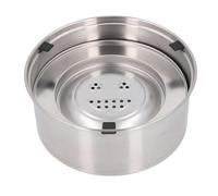 Aoaoy Dispensador para cuencos de agua impermeables, gran capacidad de 3 litros, cuenco para animales para beber más lento, acero inoxidable 304, ideal para animales