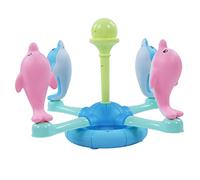 Aoaoy Dolphin Lanza Juguetes de Anillos Lindos Dolphin Diseño Rotación Anillo Toss Juego Set para Niños, Fiestas, Interior y Exterior