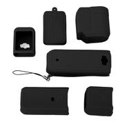 Aoaoy Funda de silicona con correa antipérdida, funda protectora de cámara de bolsillo altamente flexible y gruesa para OSMO Pocket 3, fácil instalación (negro)
