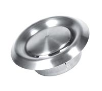 Aoaoy Grieta de ventilación, 3 medidas, ajustable, para pared, techo, hogar, acero inoxidable, cubierta de tubo de ventilación, difusor de pared de techo, drenaje para (125 mm)