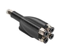 Aoaoy Impresora 3D PTFE 4 en 1 para X1 P1S P1P con 4 módulos de tubo de transporte, extrusión lisa, ABS, acero inoxidable, uso compatible