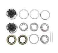 Aoaoy Juego de 2 rodamientos de rueda para remolque, L44643 L44610 12192TB, juntas de grasa, protección contra el polvo, con rodamientos de aleación de acero cromado para eje de remolque de barco de 1