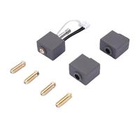 Aoaoy Kit de Hotend de Impresora 3D, Boquilla de Latón de 0.4 Mm Impresión Rápida, Mangas de Silicona, para Kobra S1, Combo, Impresoras 3D Pro FDM, 4 Boquillas 0.2 0.4 0.6 0.8 Mm,