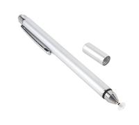 Aoaoy - Lápiz capacitivo de doble punta, lápiz capacitivo, portátil, de alta sensibilidad, 2 en 1, para pantallas táctiles con abrazadera de metal seguro, lápiz capacitivo, calendario digital