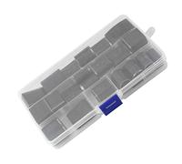 Aoaoy Leher Hollow Punch Set 18 × 11 × 2 Set 39pcs Forma Estilo Agujero Hollow Cutter Punch Leather Craft Tool Metal