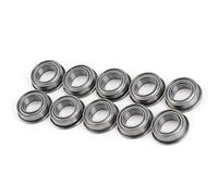 Aoaoy MF106ZZ - Rodamiento de bolas de brida (10 unidades, 6 x 10 x 3 mm, 10 unidades, 6 x 10 x 3 mm)