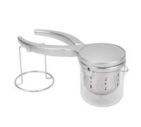 Aoaoy Presione para presionar manualmente en acero inoxidable, jugo jugoso y prensa extraíble para frutas y verduras