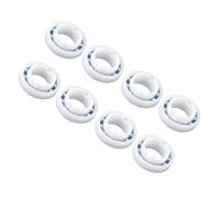Aoaoy Rodamientos de rueda de repuesto para limpiador de piscina, 8 piezas para Polaris C 60 sin problemas, evita la deformación, pieza de limpiador de piscina 180/280, fácil de instalar y operar