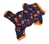 Aoaoy Ropa de Halloween para Perros Ropa de Amigable para la Piel Excelentes Patrones de Halloween el Tramo, Colores Brillantes para Ropa Interior Al Aire Libre (M)