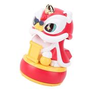 Aoaoy Sacudir impulsado por energía solar, símbolo rico de forma animal, selección de moda, juguetes de accionamiento solar, brazo de coche meticuloso (rojo)