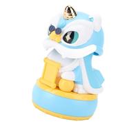 Aoaoy - Símbolo rico de forma animal, selección de moda, juguetes de accionamiento solar, brazo de coche meticuloso (azul)