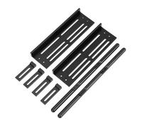 Aoaoy Tablero lateral de coche a control remoto, pedales de carrera ajustables con alta resistencia para SCX10 1/8 1/10 Crawler, aumenta el rendimiento, mejora la durabilidad y la seguridad