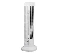 Aoaoy Ventilador de escritorio compacto y portátil sin aspas con lámpara LED de escritorio, color 2 velocidades, ventilador de torre de viento para salarios de oficina, seguro, tranquilo