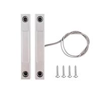 aoauto Interruptor magnético con cable de seguridad para el hogar, con sensor de alarma, interruptor magnético, NC