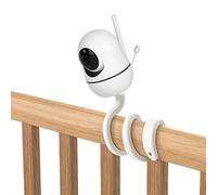 Aobelieve Soporte giratorio flexible para HelloBaby HB65, HB66, HB6550 y HB248 Video Baby Monitor, color blanco