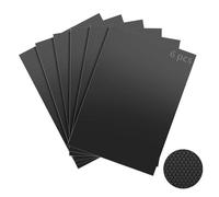 Aobrill Cinta de agarre de goma, 6 unidades, cinta adhesiva antideslizante, cortable mejorada, resistente al calor, personalizable con agarre para asas y superficies de contacto (15 x 22,5 cm, negro)