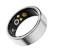 AOBUJDUB Anillo Inteligente para Hombre y Mujer, IP68, Impermeable, Frecuencia Cardíaca, Oxígeno en La Sangre, Sueño, Compatible con IOS y Android(Silver,8#)