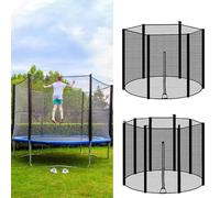 AOBUJDUB Red de Seguridad de Reemplazo, para Cama Elástica de Jardín - Red Protectora Trampolín de Reemplazo(6ft-6 Poles)