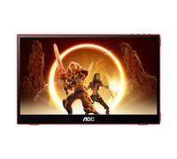AOC 16G3 monitor o TV portátil Monitor portátil Negro, Rojo 39,6 cm (15.6") TFT 1920 x 1080 Pixeles