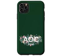 AOC 2028 Feminista Feminista Boho Flores Carcasa para iPhone 11 Pro Max
