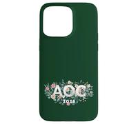 AOC 2028 Feminista Feminista Boho Flores Carcasa para iPhone 15 Pro Max