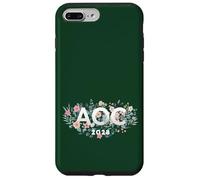 AOC 2028 Feminista Feminista Boho Flores Carcasa para iPhone 7 Plus/8 Plus