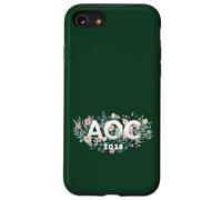 AOC 2028 Feminista Feminista Boho Flores Carcasa para iPhone SE (2020) / 7 / 8