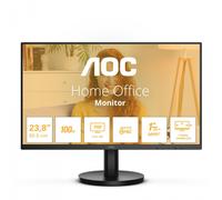 AOC 24B3HA2 - Monitor FHD de 24 Pulgadas, IPS, 100Hz, 1ms, Marco Ultra Estrecho, FlickerFree, Adaptive Sync, Altavoces (1920 x 1080 250 CD/m HDMI 1.4 / DP 1.4)