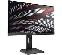 AOC 24P1 Monitor 24 Pulgadas FHD, 60Hz, IPS, 5 ms GtG, Altura Ajustable, Altavoces (1920x1080, 1x HDMI 1.4, 1x DP 1.2, USB-Hub), Negro
