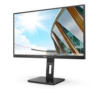 AOC 24P2QM Monitor 24 Pulgadas FHD, 75Hz, VA, 4 ms GtG, Adaptive Sync., Altura Ajustable, Altavoces (1920x1080, 1x HDMI 1.4, 1x DP 1.2, USB-Hub), Negro
