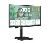 AOC 24P4CV - Monitor 24 Pulgadas USB-C FHD, 120Hz, IPS, 4 ms GtG, Adaptive Sync., HDR, Altura Ajustable, Altavoces (1920x1080, 1x HDMI 1.4, 1x DP 1.4, USB-Hub), Negro