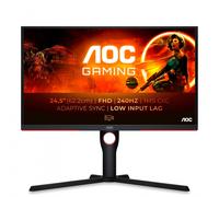 AOC G3 25G3ZM/BK pantalla para PC 62,2 cm (24.5") 1920 x 1080 Pixeles Full HD Negro, Rojo