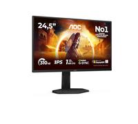 AOC 25G4SXU Gaming Monitor 25 Pulgadas, 310Hz, Panel Fast IPS, 0.3HDR400, Adaptive Sync, G-Sync Compatible, Altura Ajustable, (1920x1080 HDMI 2X 2.0 DP 1x 1.4 USB Hub) Negro