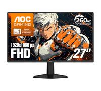 AOC 27G51Z Monitor Gaming 27" FHD 1920x1080, 240Hz Nativo con overclock 260Hz 0.5ms MPRT, Panel IPS, HDR, 3 Lados sin Marco, HDMI 2.0 x1, Puerto de visualización x1, 3 años
