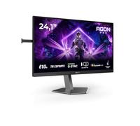 AOC AG246FK6 Gaming Monitor 25 Pulgadas, 610Hz, Panel TN Esports, 0.5HDR400, Adaptive Sync, G-Sync Compatible, Altura Ajustable, (1920x1080 HDMI 2X 2.1 DP 1x 1.4 USB Hub) Negro