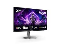 AOC Agon Pro AG276UZD - Monitor gaming QD OLED de 27 pulgadas, 240 Hz, 0,03 ms, FreeSync Prem.Pro, compatibilidad con G-Sync, Ajuste de altura, HDR400 (3840 x 2160, 2 HDMI, DisplayPort, USB Hub) Negro