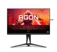 AOC AGON AG275QXN - Monitor QHD de 27 gaming, 165 Hz, 1 ms, HDR400, FreeSync Premium (2560 x 1440, HDMI, DisplayPort, USB Hub), Negro/Rojo