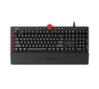 AOC Agon AKG700 Teclado de Gaming - Teclado para PC con distribución en inglés e interruptores Cherry MX Red, Anti-Ghosting, N-Key Rollover y Software programable G-Tools, Negro