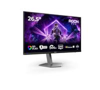 AOC Agon Pro AG276QKD2 Monitor 27 Pulgadas, 500Hz Panel QD-OLED, 0.03ms GtG, HDR500 TrueBlack, Adaptive Sync, G-Sync Comp., Altavoces, Altura Ajustable (2560x1440 HDMI 2X 2.1 DP 1x 2.1 USB Hub) Negro