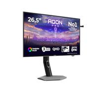 AOC AGP277QKDC Monitor Dual 27" 540Hz/720Hz, W-OLED, 0.03ms GtG, HDR500 TrueBlack, G-Sync Comp., Altavoces, Altura Ajustable, (2560x1440/1280x720, 2X HDMI 2.1, 1x DP 2.1, USB Hub) Gris Oscuro