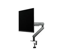 AOC AM400G - Soporte para monitor individual - Soporte giratorio de escritorio totalmente ajustable con abrazadera C, base de montaje con ojales para pantallas de computadora de 17 a 34 pulgadas, cada