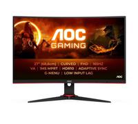 AOC Gaming C27G2E - 27 Pulgadas Gaming Monitor, 27 pulgada FHD Curvo , 165 Hz, Soporte fijo