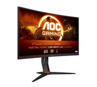 AOC C27G2Z3/BK Gaming Monitor 27 Pulgadas, 280Hz, Panel Fast VA, 0.5HDR10, Adaptive Sync, FreeSync Premium (1920x1080 HDMI 2X 2.0 DP 1x 1.4) Negro/Rojo